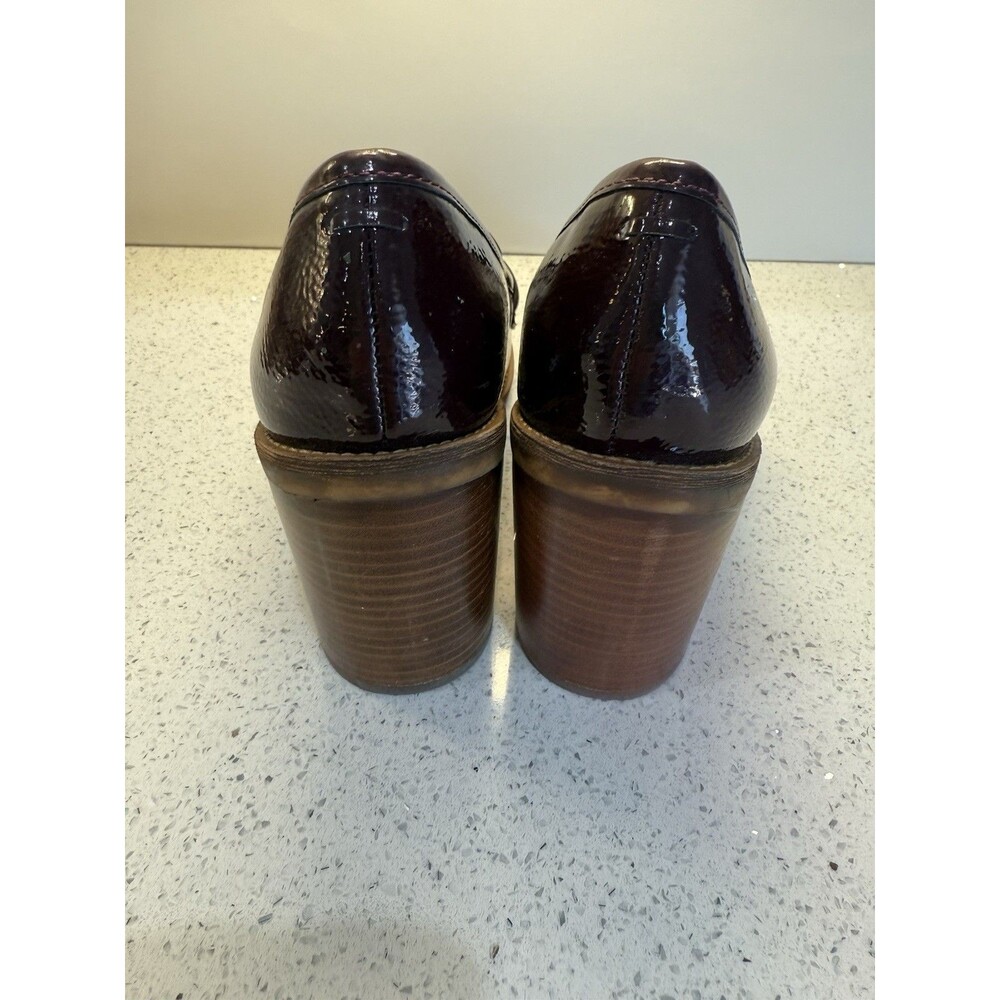 Franco Sarto Women's L-Raven Loafer Pumps Burgundy Size 8 Shoes - Picture 10 of 11